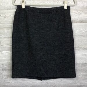 Eileen Fisher Tweed Wool Silk Pencil Skirt 2